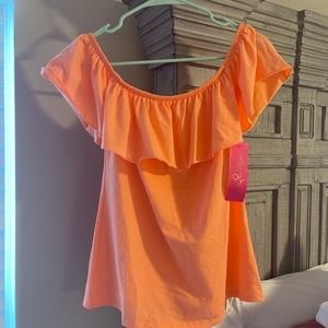 New off the shoulder Lily Pulitzer top